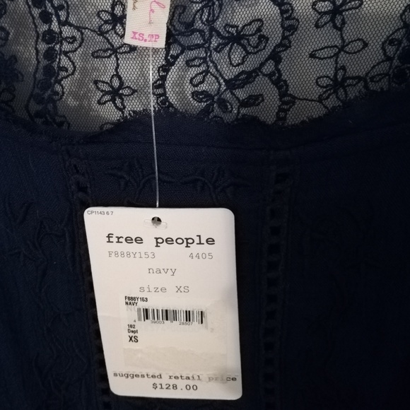 Navy Free People dress - Picture 5 of 5
